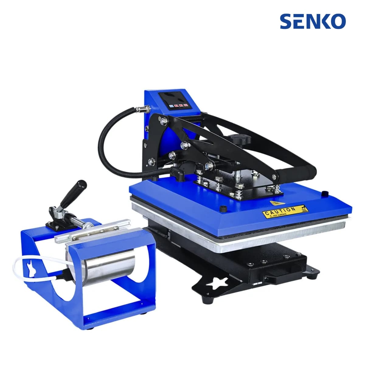 Estampadora Senko Blue - Plana 38 x 38 + Estampadora de tazas