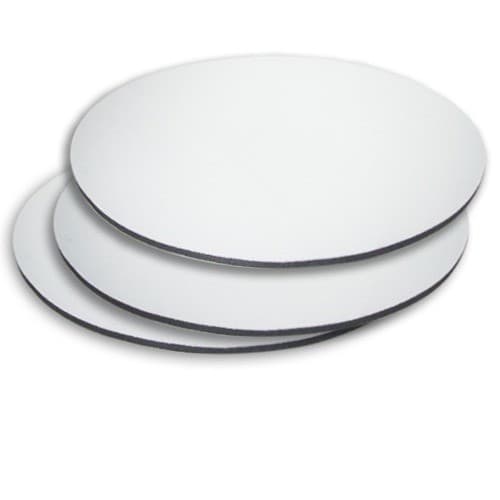 Mouse Pad Goma y Tela Circular 19 cm Diámetro x10 unidades