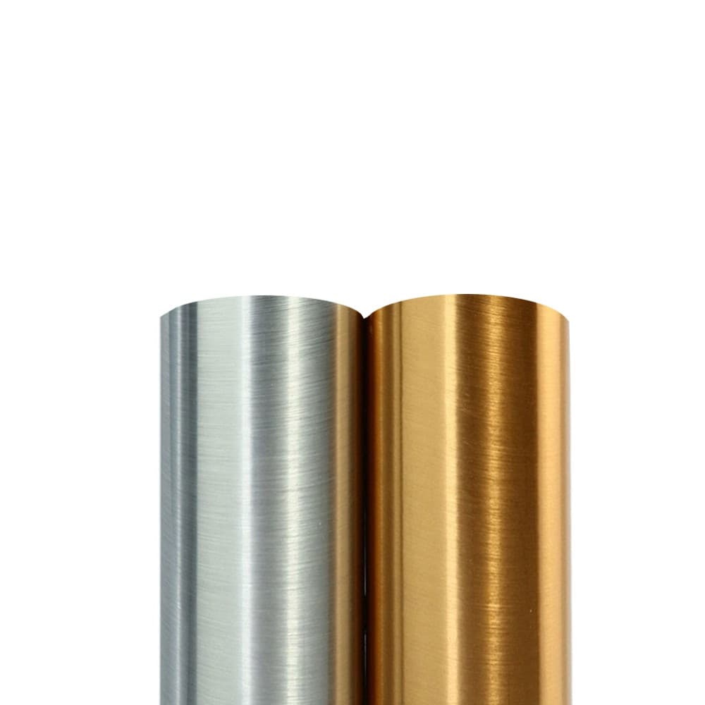 Vinilo Metalizado Poliéster - Cepillado