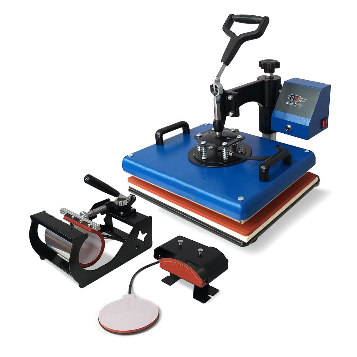 Estampadora Sublimadora Plana 30x38 4 en 1 SENKO Blue