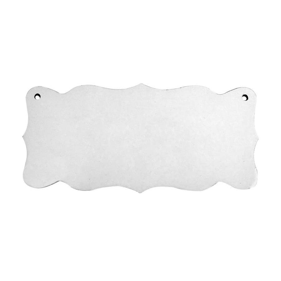 Cartel con forma madera cristal 11x25 en bolsa por 5 unidades