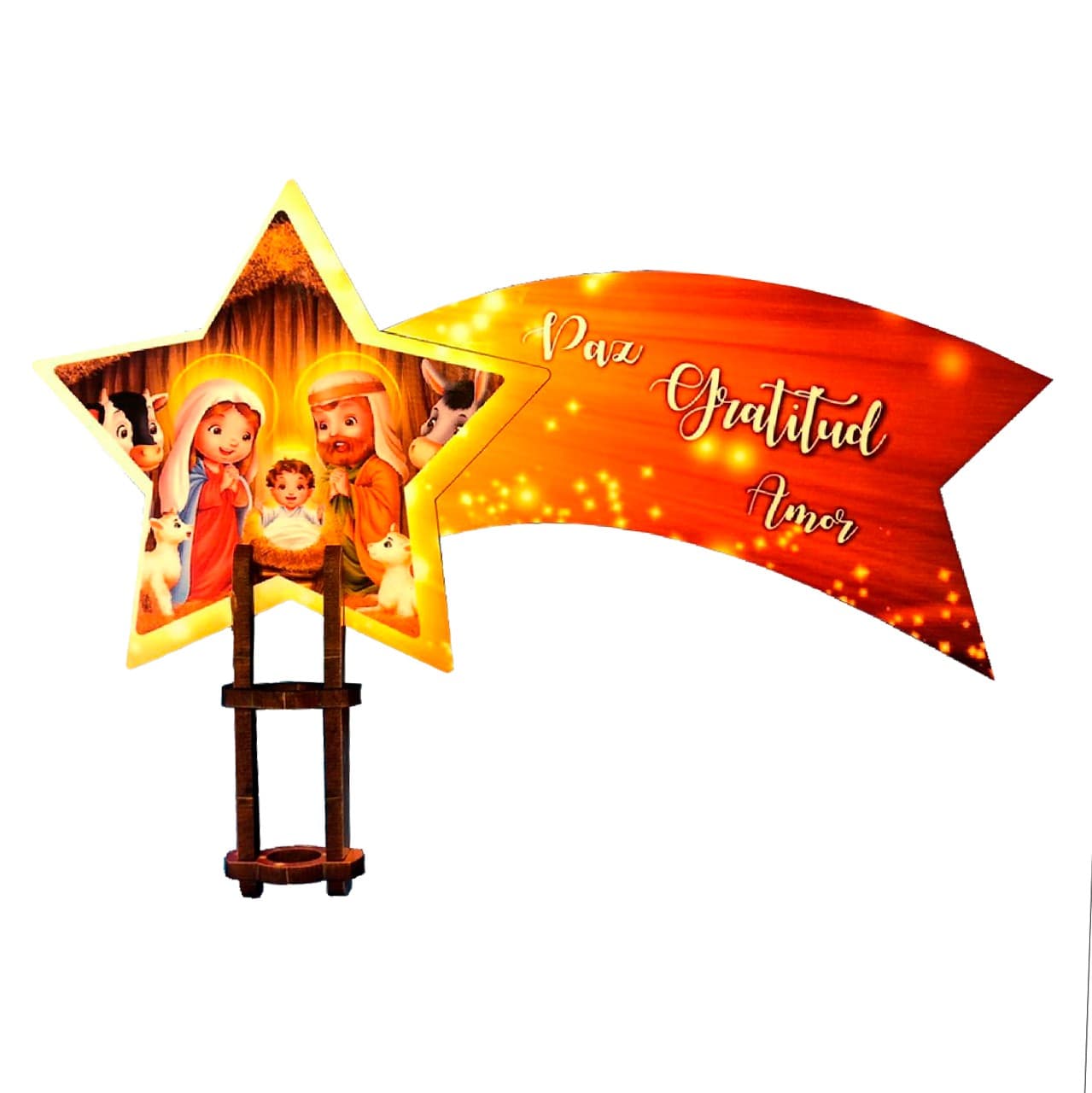 Arbol de Navidad Sublimable De Madera 22 x 16 cm