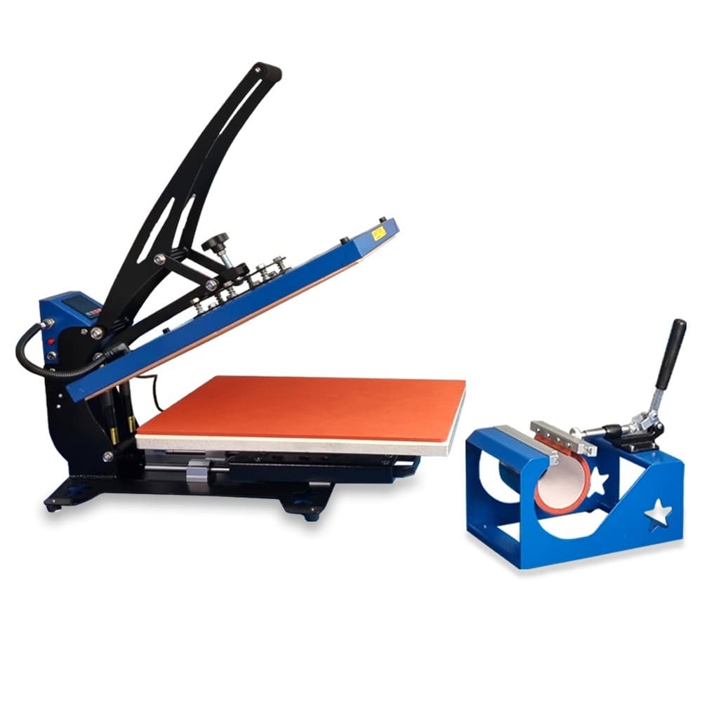 Estampadora Senko Blue - Plana 40 x 60 + Estampadora de tazas