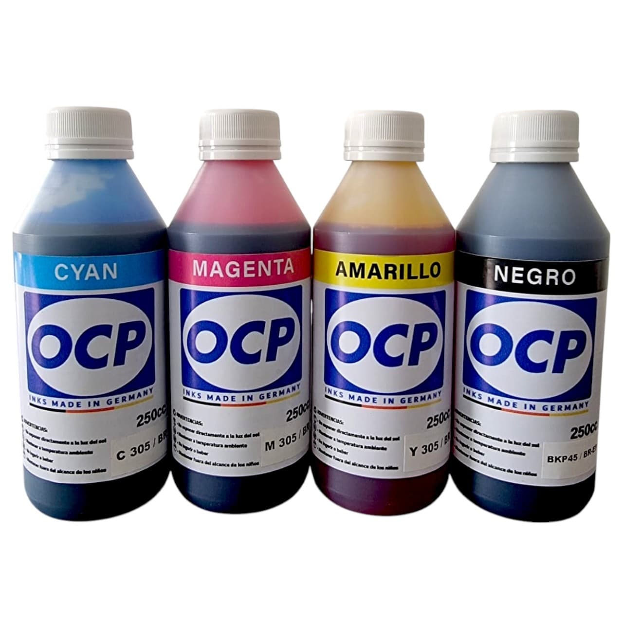Kit x4 de tintas OCP para Brother 250cc