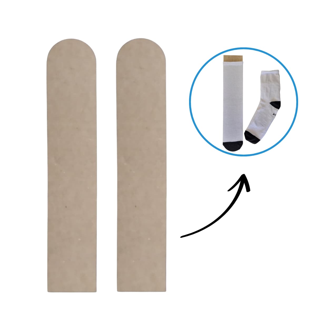 Conformador Medias x 2 unidades 9,5 x 50cm