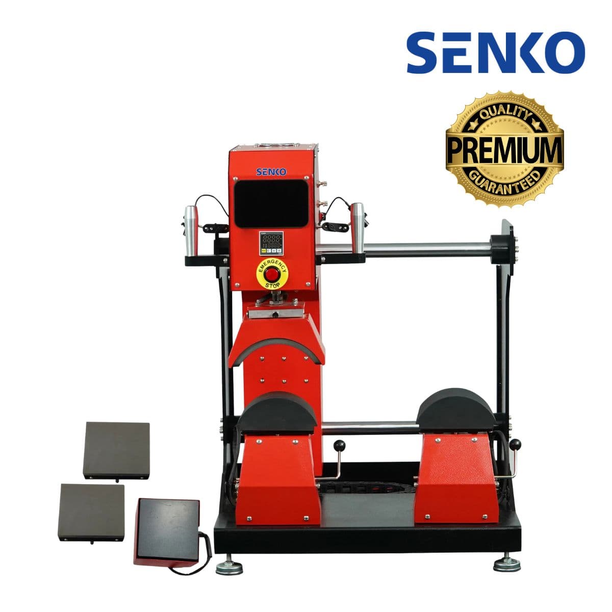 Estampadora Neumatica Doble Estacion Gorras y Plana de 15 x 15